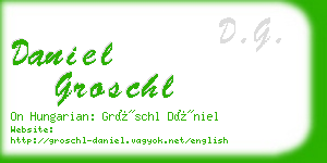 daniel groschl business card
